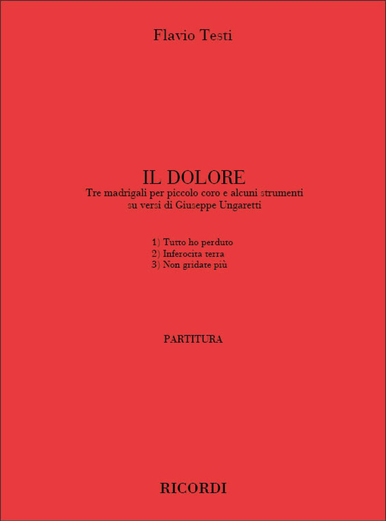 Dolore Op. 14